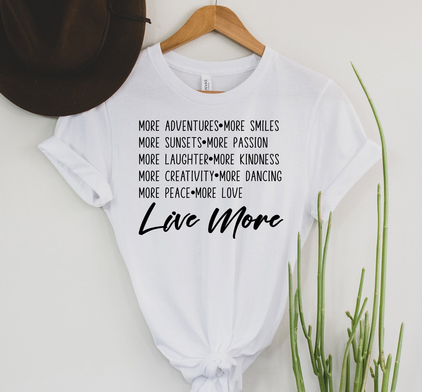 Wholesale Live more Graphic Tee - Grey