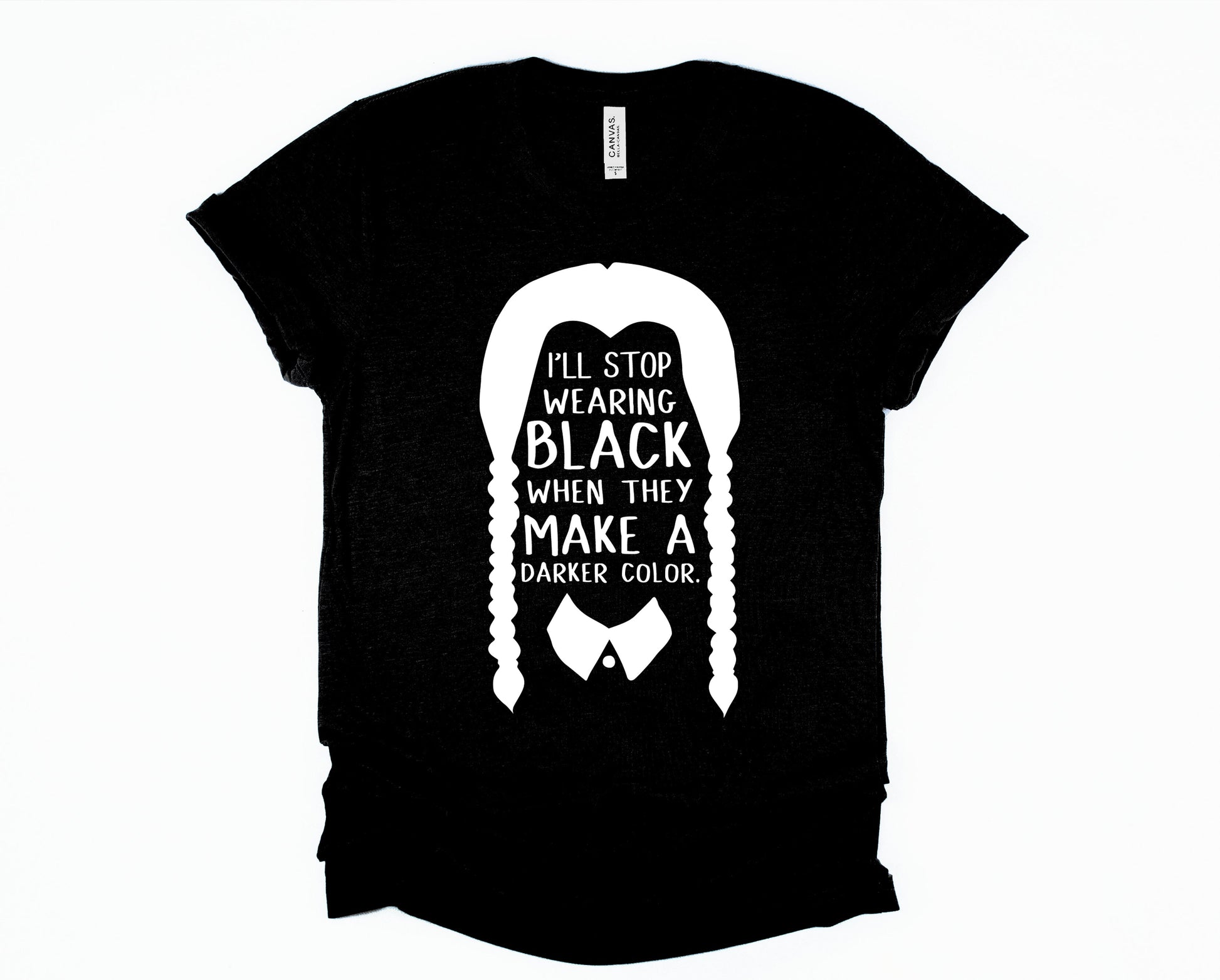 Wholesale Make a Darker Color Graphic Tee - Black