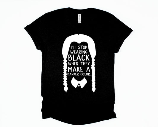 Wholesale Make a Darker Color Graphic Tee - Black