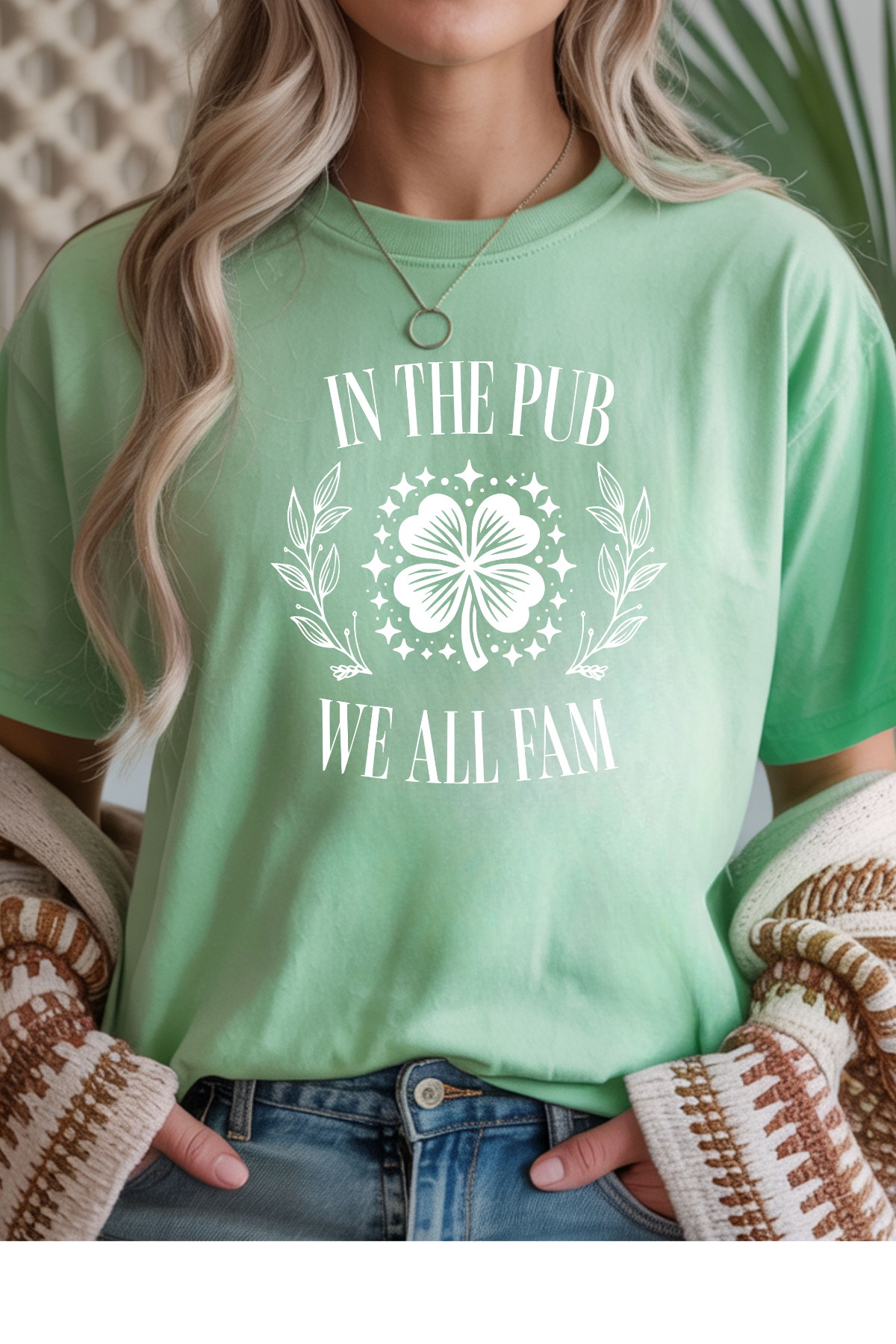 Wholesale Sahara Spring - In The Pub #9 - Mint Gildan Tee