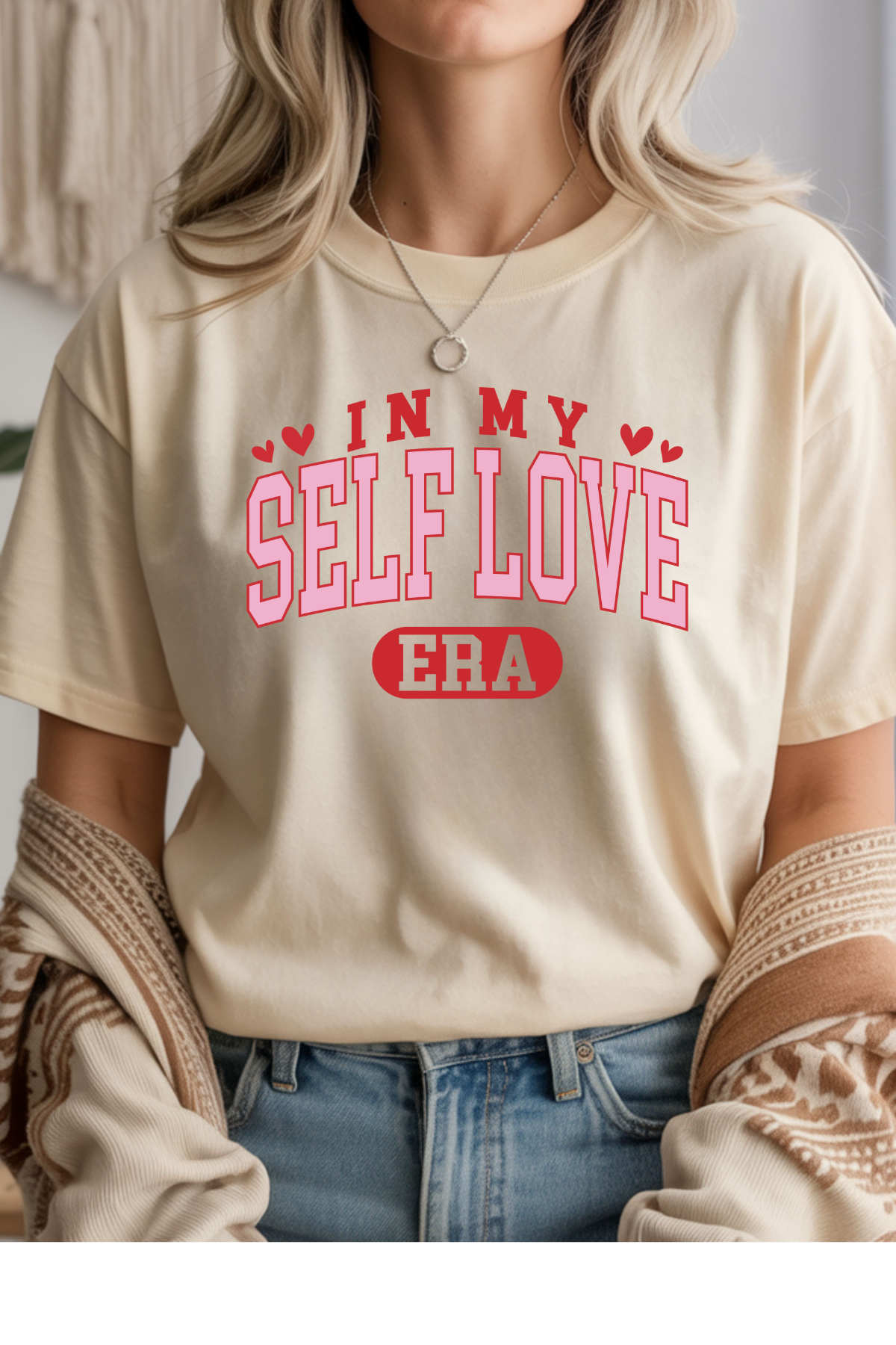 Wholesale Valentine's Day - Self Love Era #3 - Natural Gildan Tee