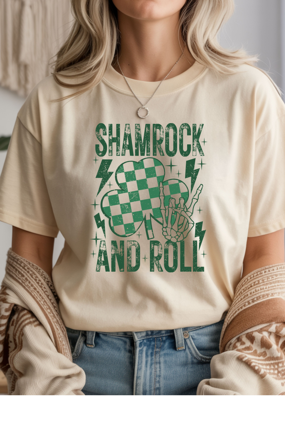 Wholesale Sahara Spring - Shamrock #2 - Natural Gildan Tee