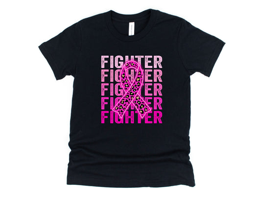 Wholesale Neon Fighter Graphic Tee - Black