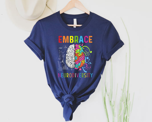 Wholesale Neurodiversity Graphic Tee - Black