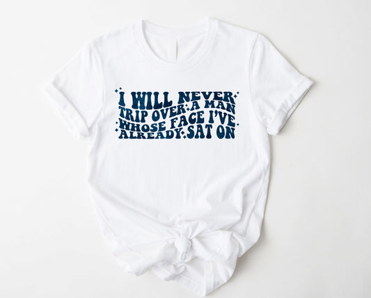 Wholesale Never Graphic Tee - White Tee