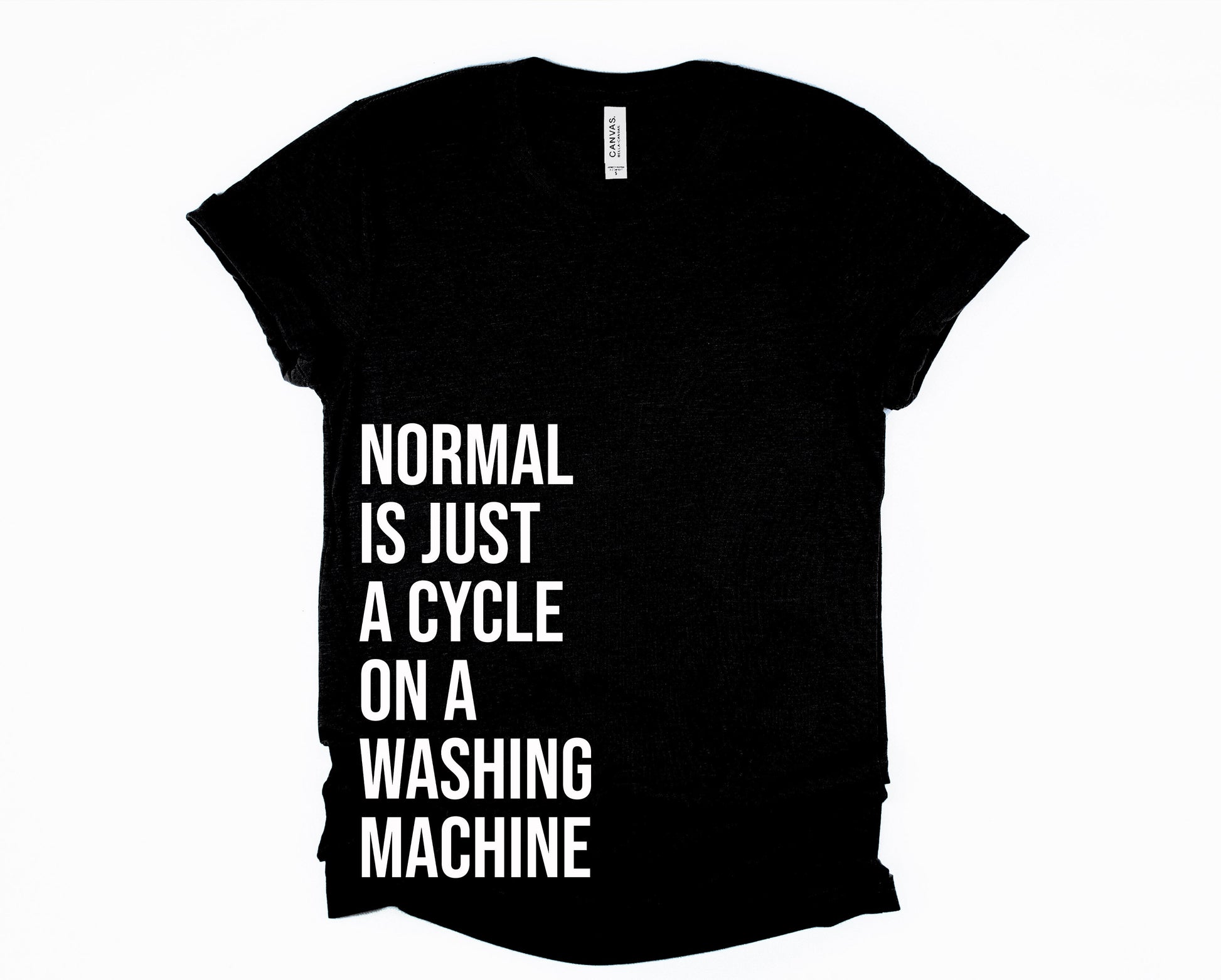 Wholesale Normal Graphic Tee - Black