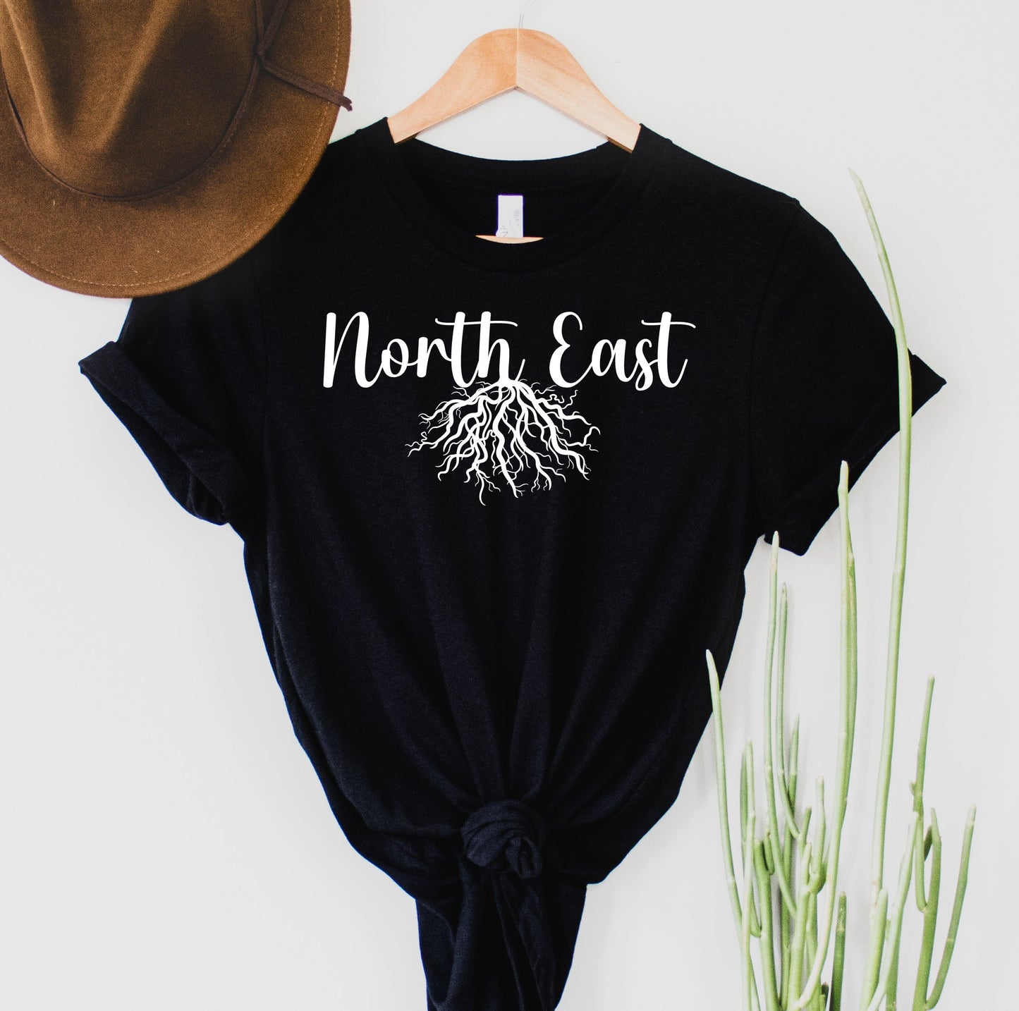 Wholesale Northeast Roots Graphic Tee - Black