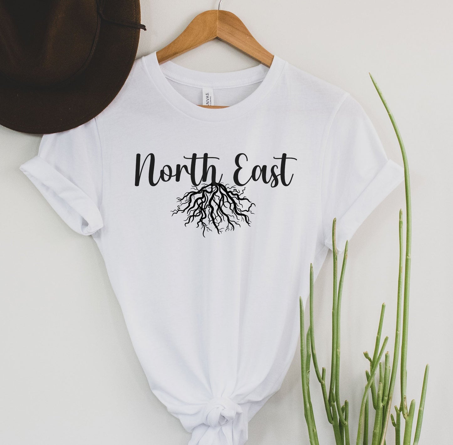 Wholesale Northeast Roots Graphic Tee - Grey