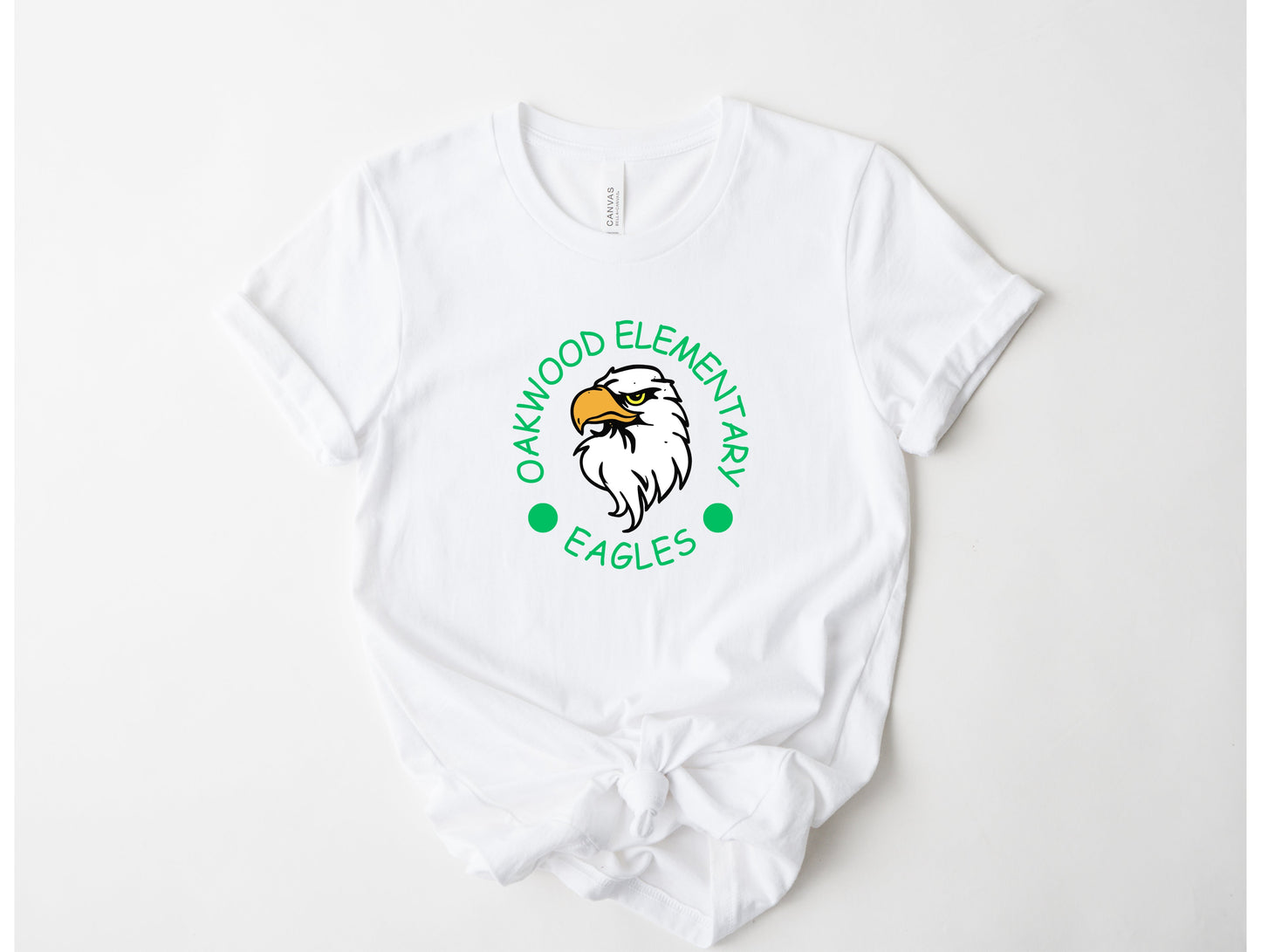 Wholesale Oakwood Eagles Graphic Tee - White Tee