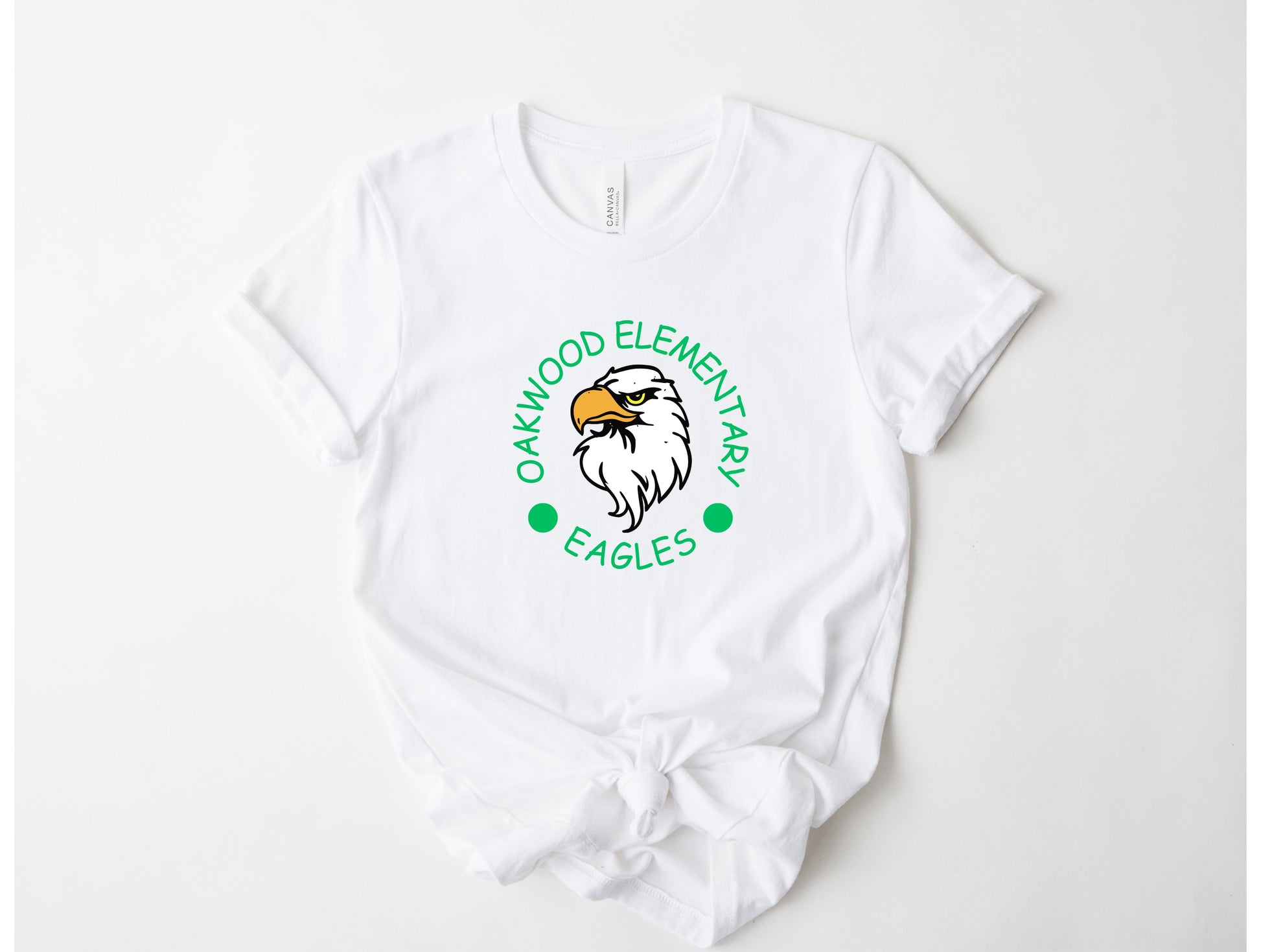 Wholesale Oakwood Eagles Graphic Tee - White Tee