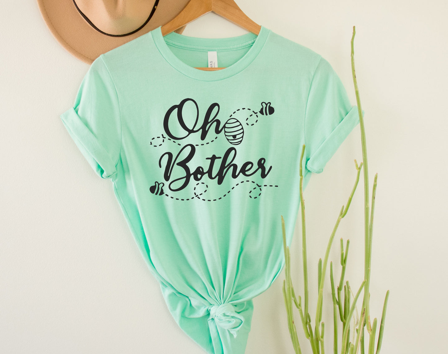 Wholesale Oh Bother Graphic Tee - Mint