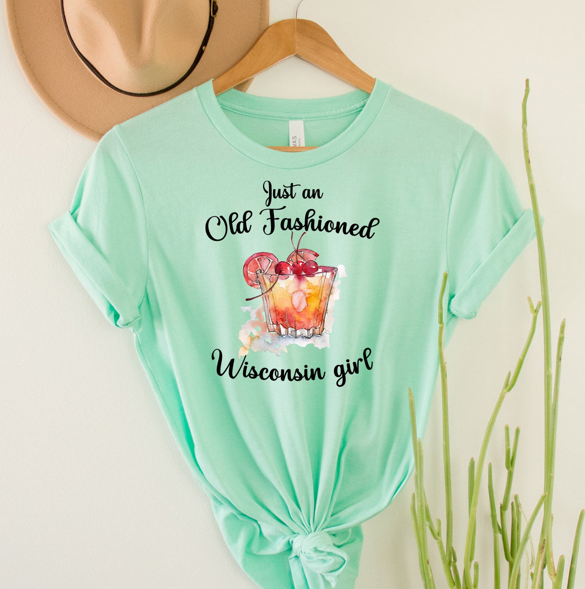Wholesale Old Fashioned Girl Graphic Tee - Grey