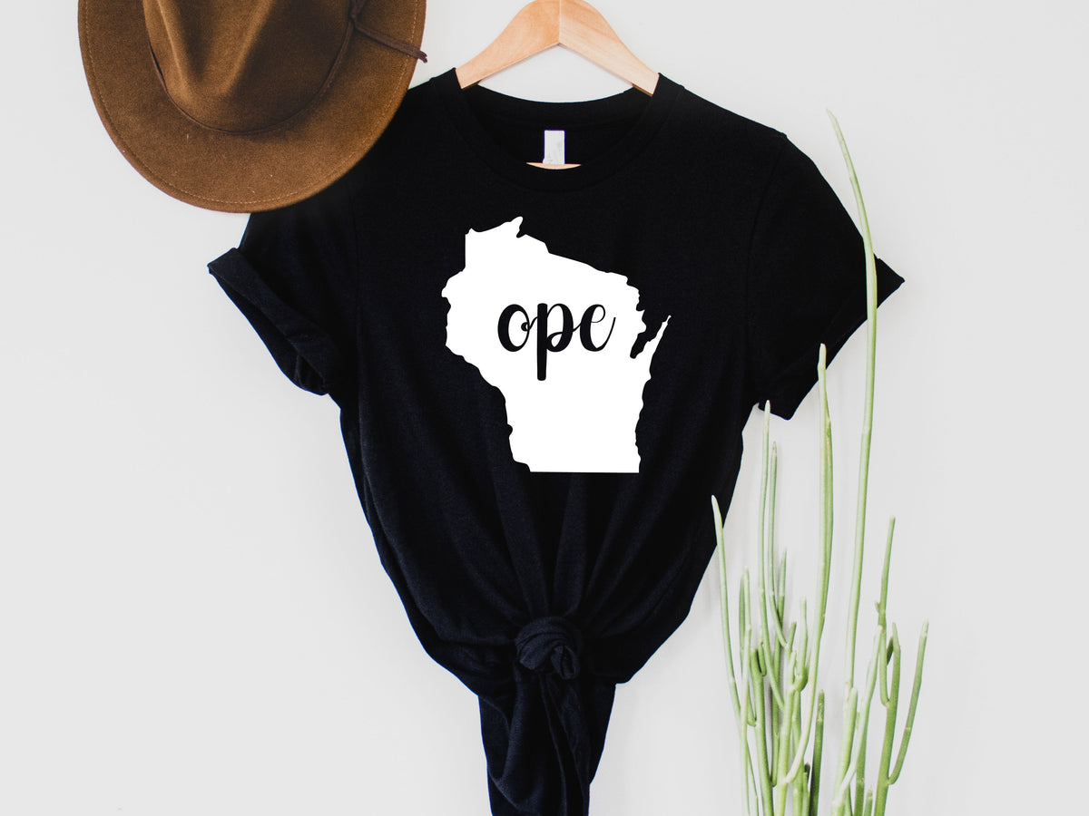 Wholesale Ope Graphic Tee - Black