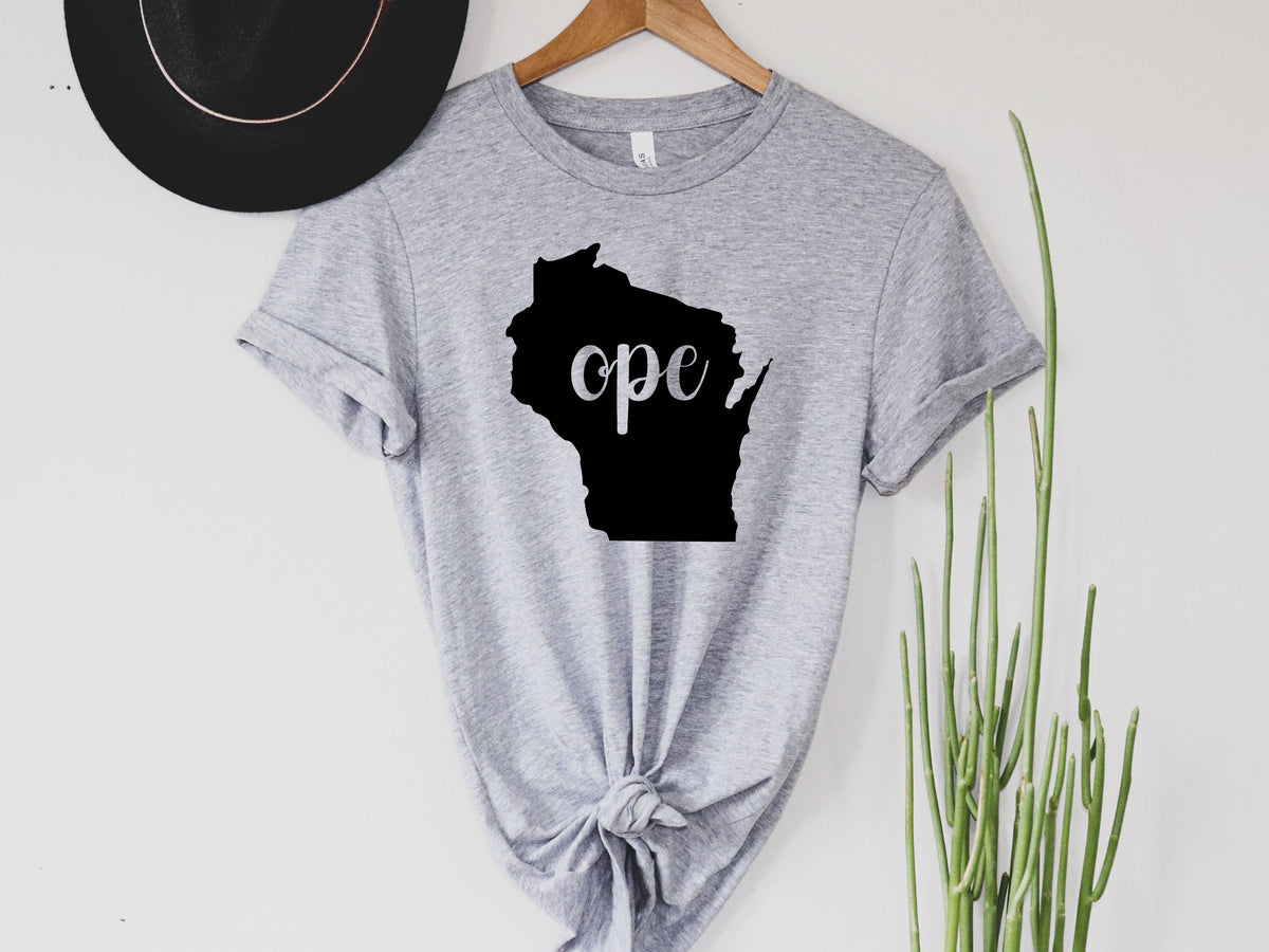 Wholesale Ope Graphic Tee - Grey