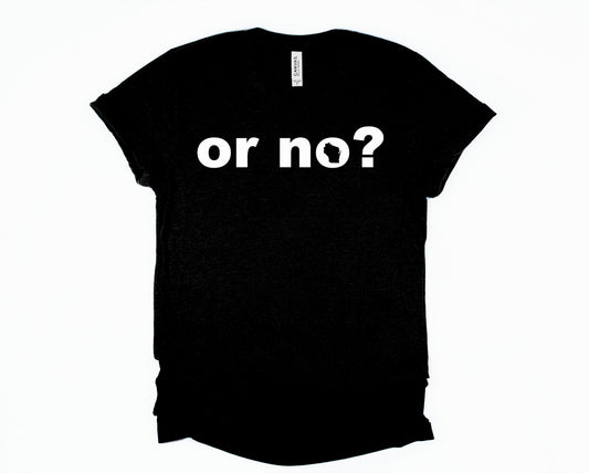 Wholesale Or No? Graphic Tee - Black