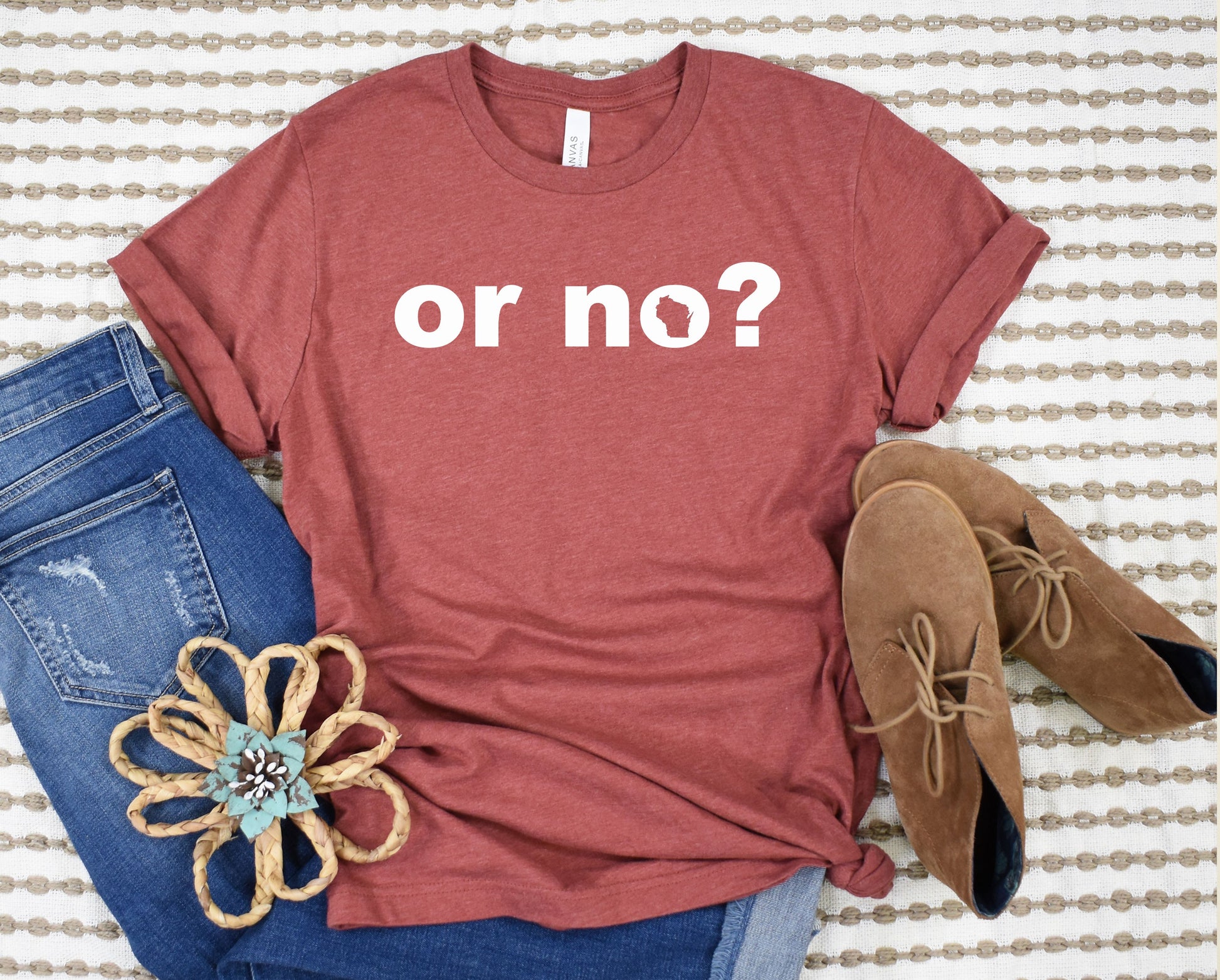 Wholesale Or No? Graphic Tee - Heather Forest