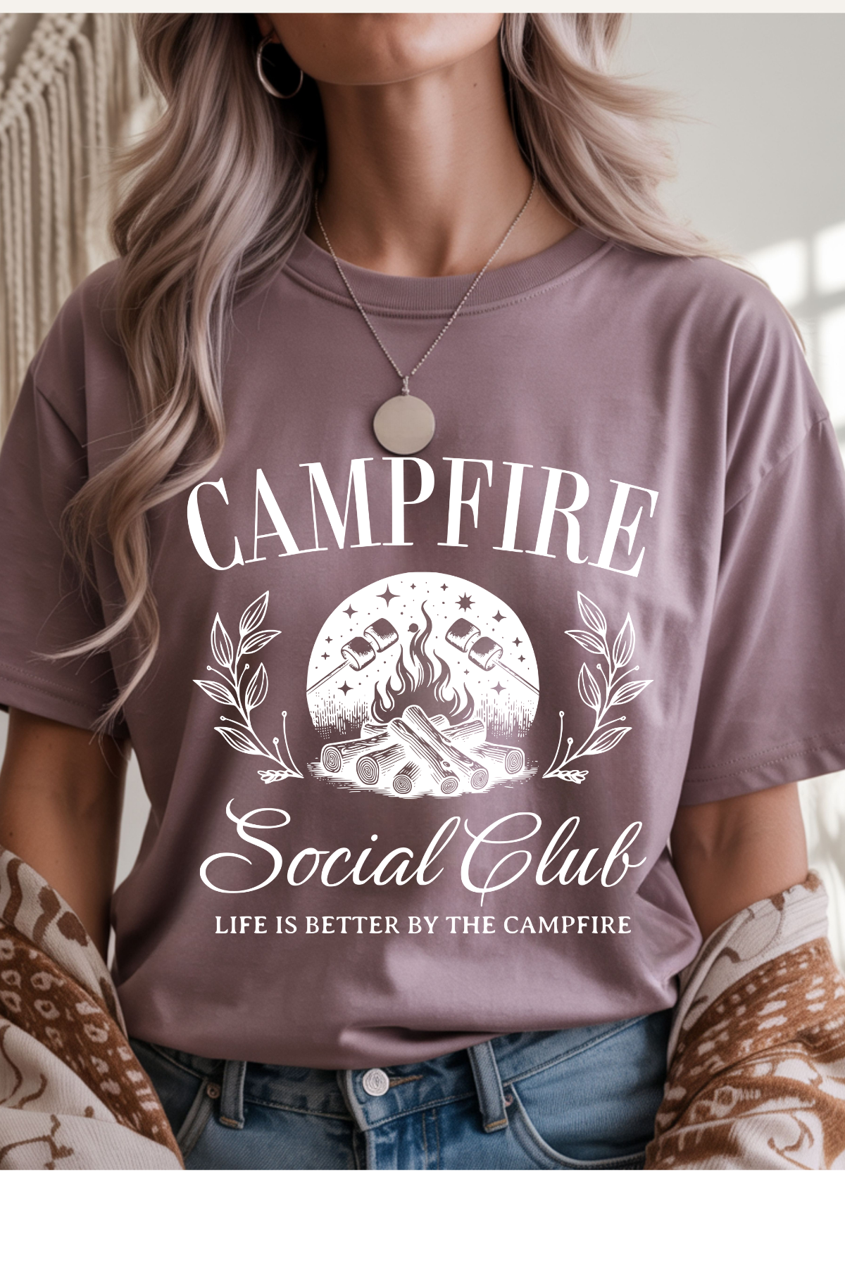Wholesale Royal Queen - Campfire Social #2 - Paragon Gildan Tee