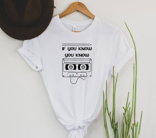 Wholesale 90's if you know Graphic Tee - Black