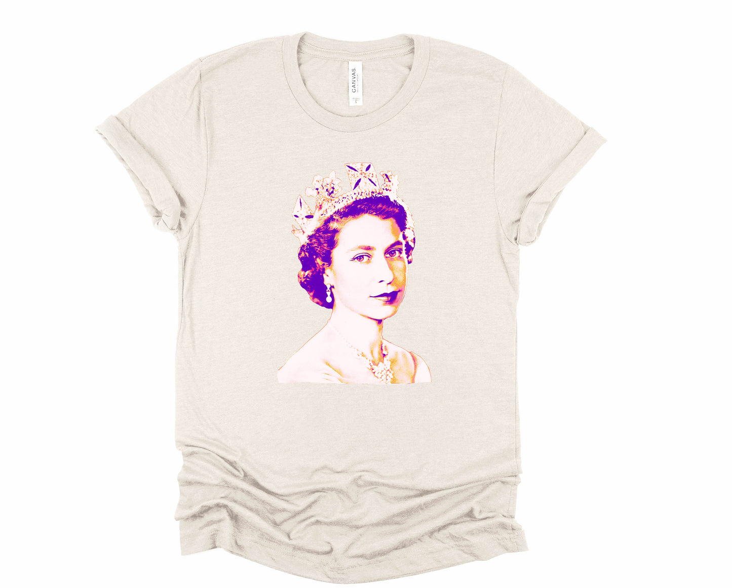 Wholesale Purple Queen Graphic Tee - Pink