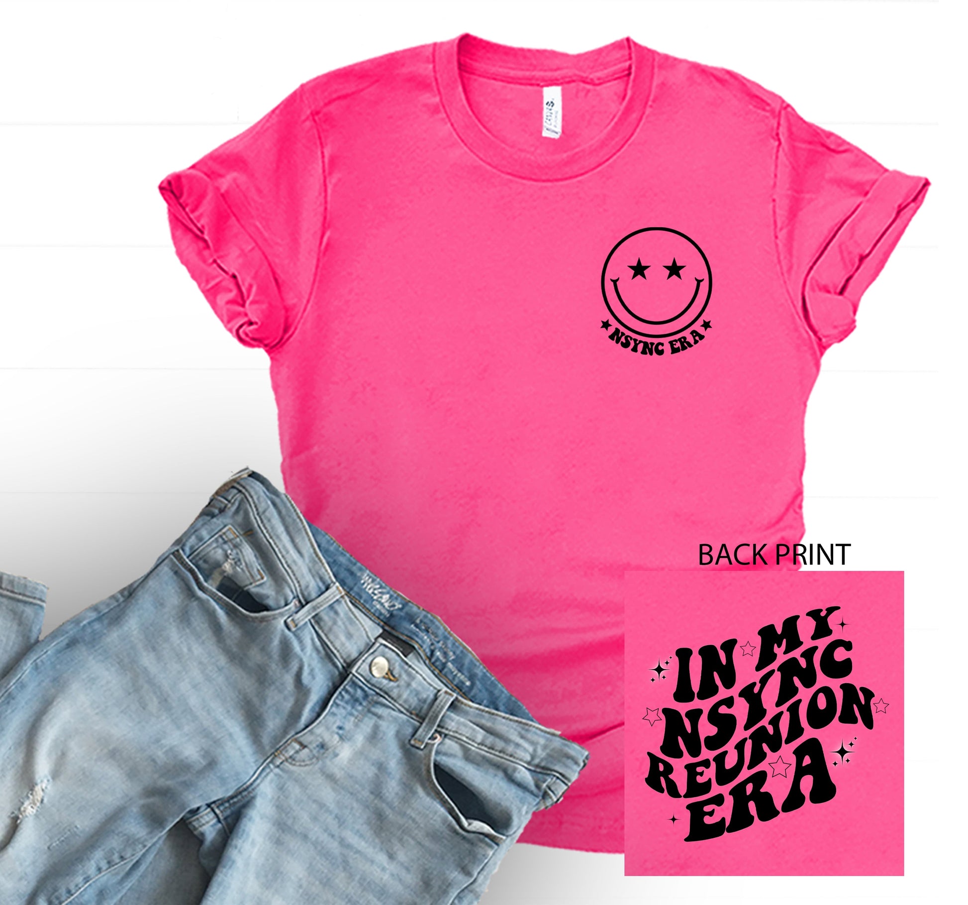 Wholesale Reunion Era Graphic Tee - Fuschia