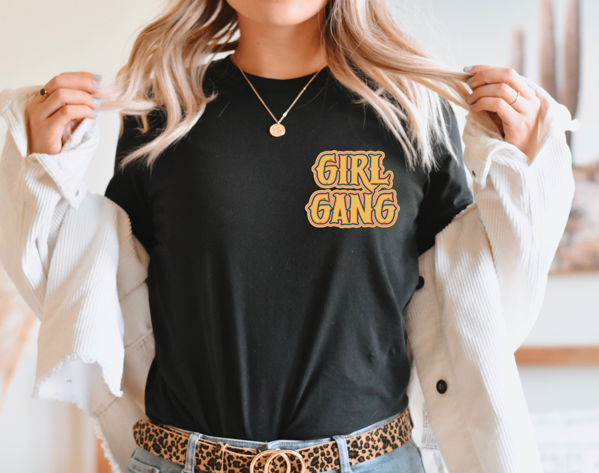 Wholesale Ride or Die Pocket Print Graphic Tee - Black