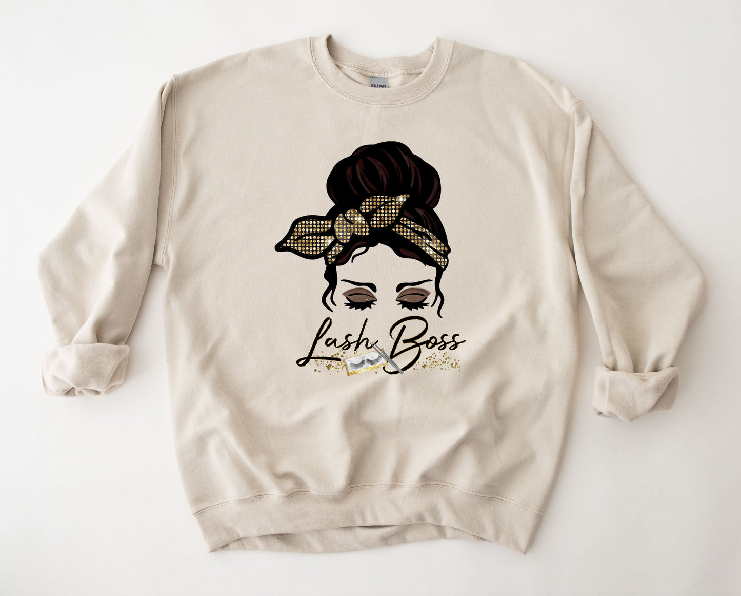 Wholesale Lash Boss Graphic Tee - Mauve