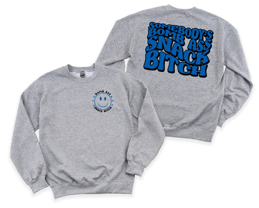Wholesale Snack Bitch Graphic Tee - White Tee