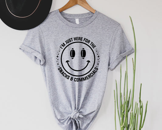 Wholesale Snacks & Commercials Graphic Tee - White