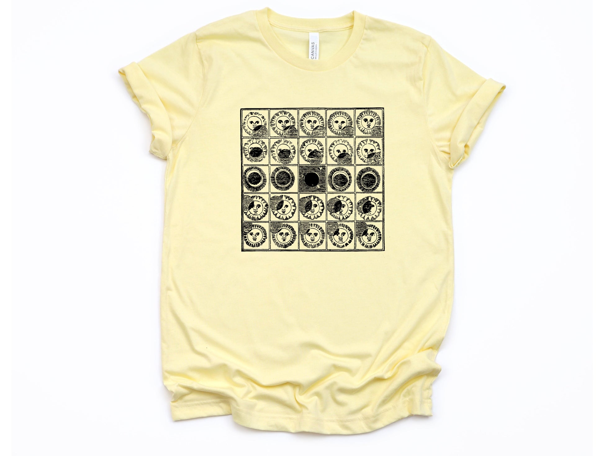 Wholesale Solar Eclipse Graphic Tee - French Vanilla