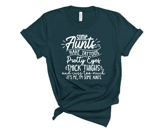 Wholesale Some Aunts Graphic Tee - Atlantic