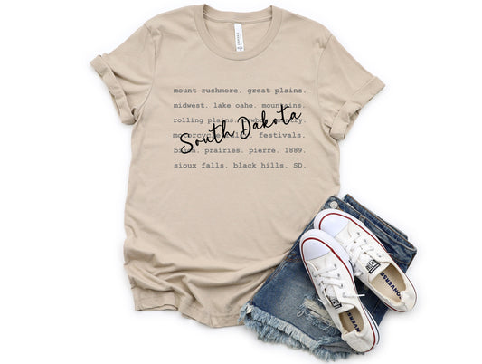 South Dakota Typography