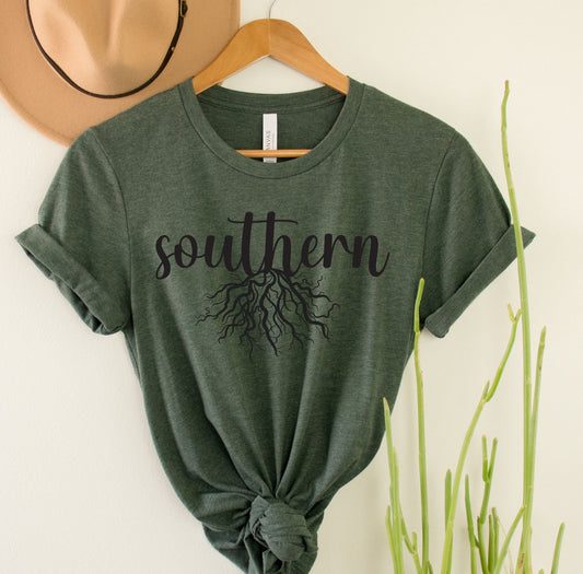 Wholesale Southern Roots Graphic Tee - Black