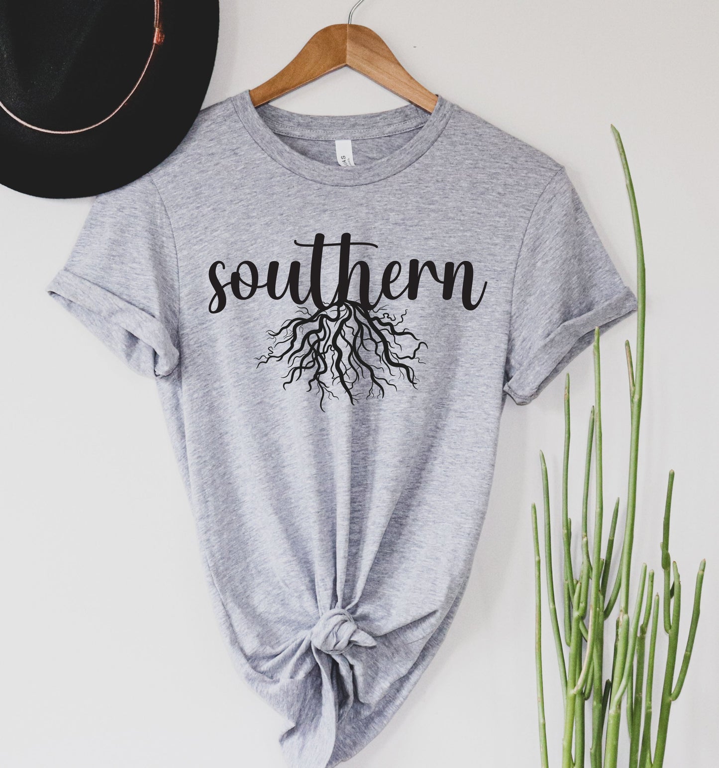 Wholesale Southern Roots Graphic Tee - Grey