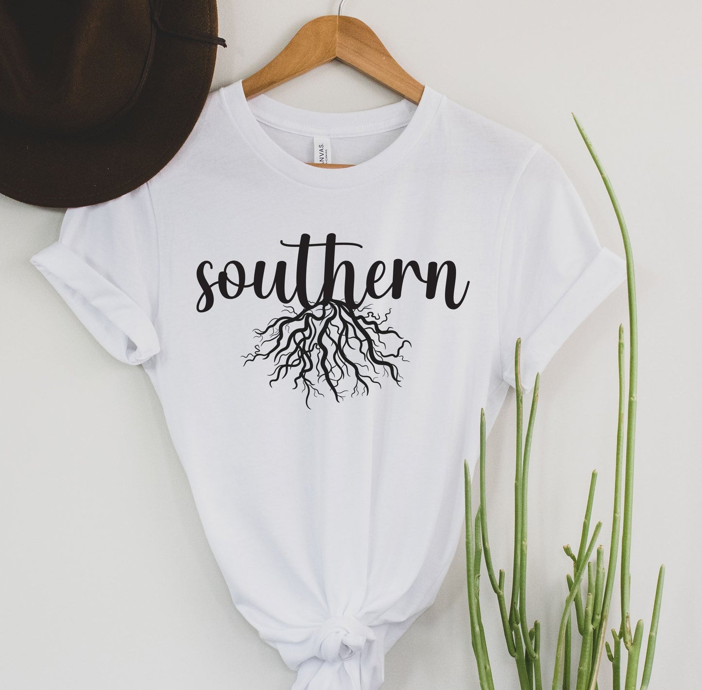 Wholesale Southern Roots Graphic Tee - Heathered Forest Green