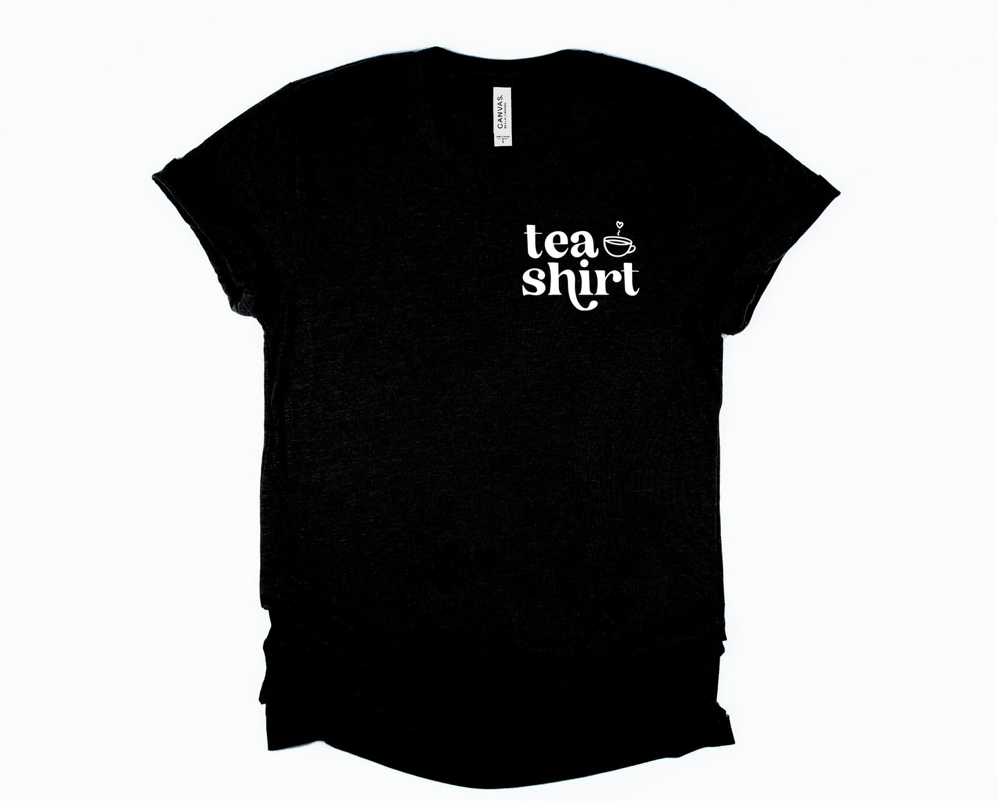 Wholesale Tea Shirt Graphic Tee - Black