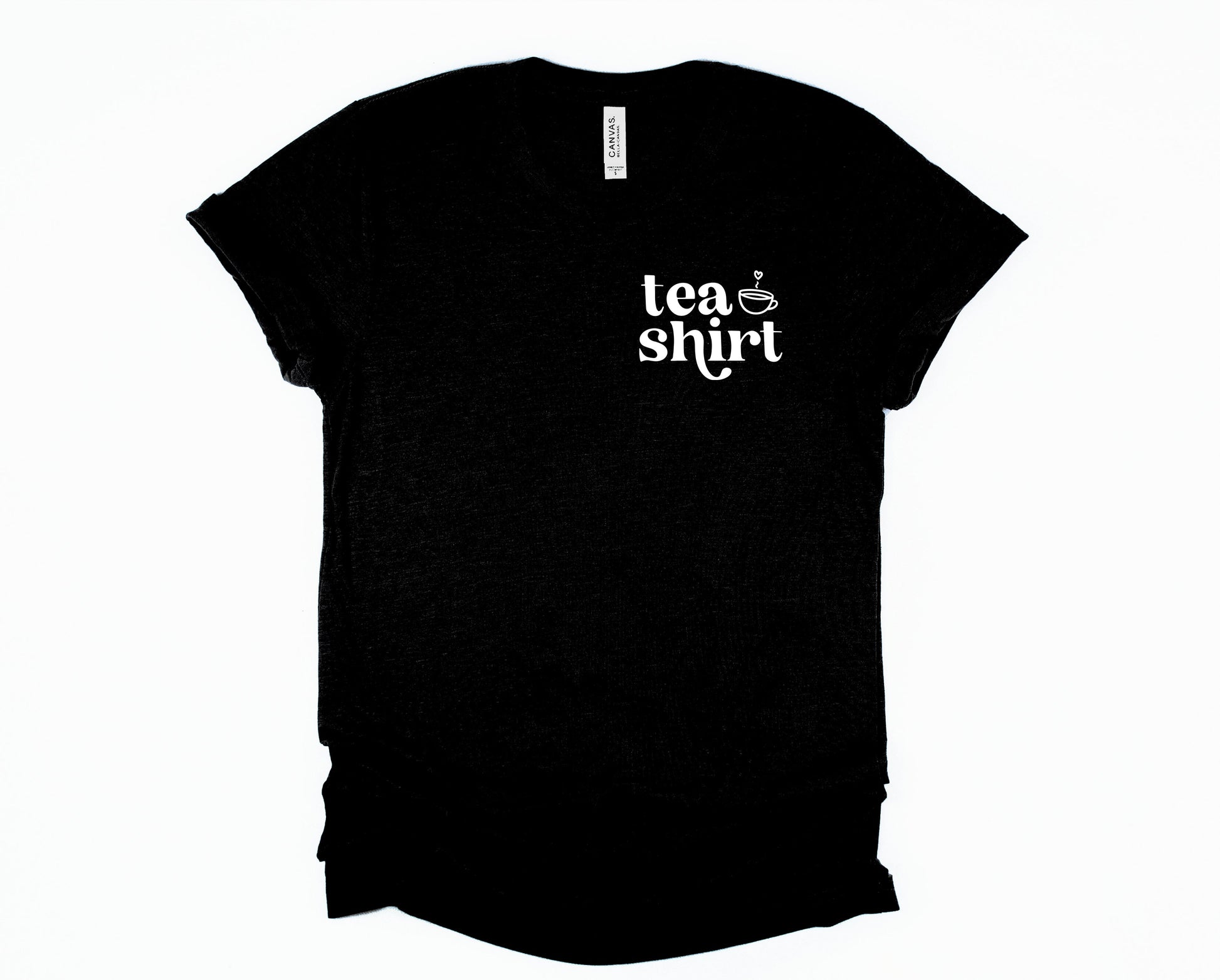 Wholesale Tea Shirt Graphic Tee - Black