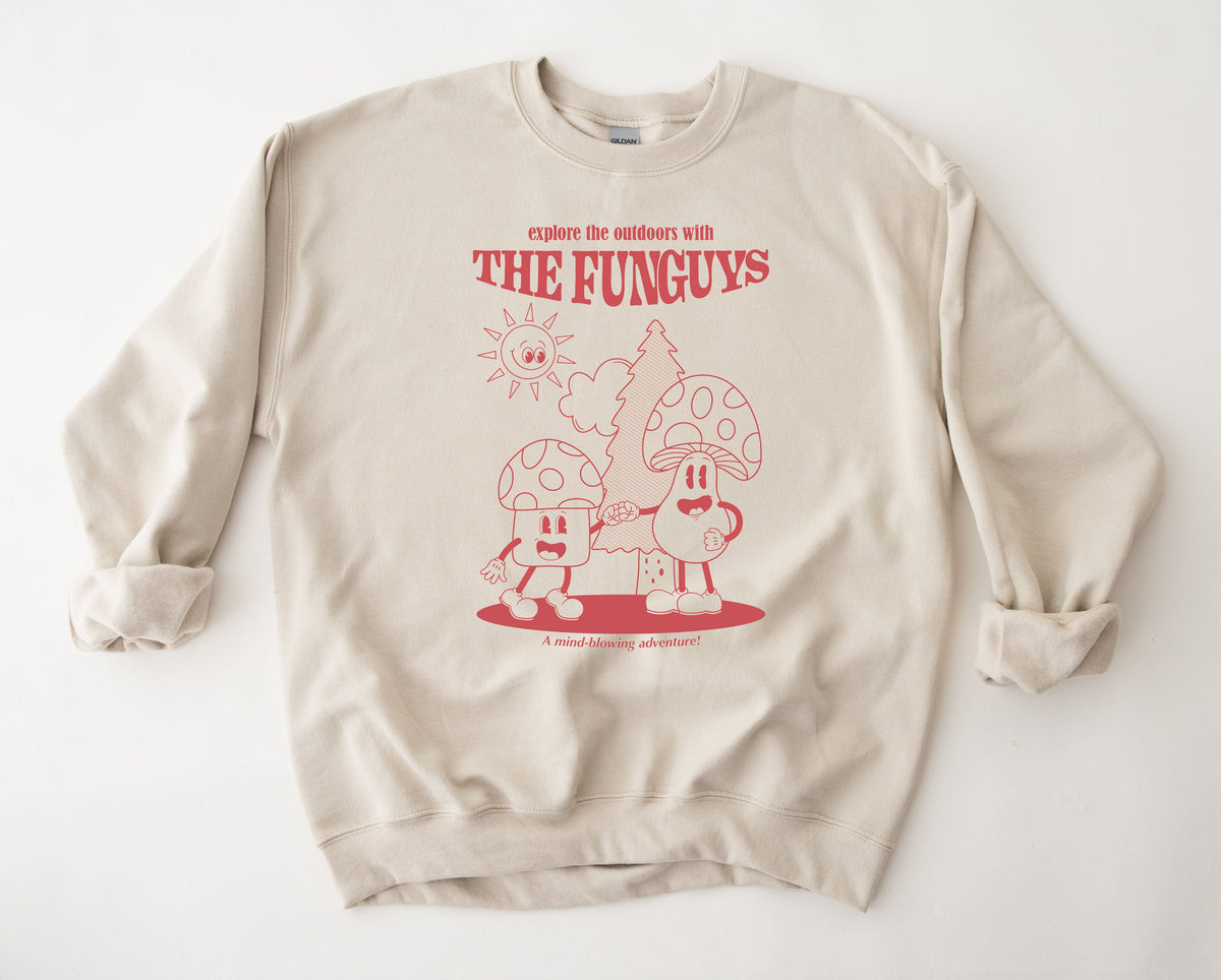 Wholesale The Funguys Graphic Tee - Sand