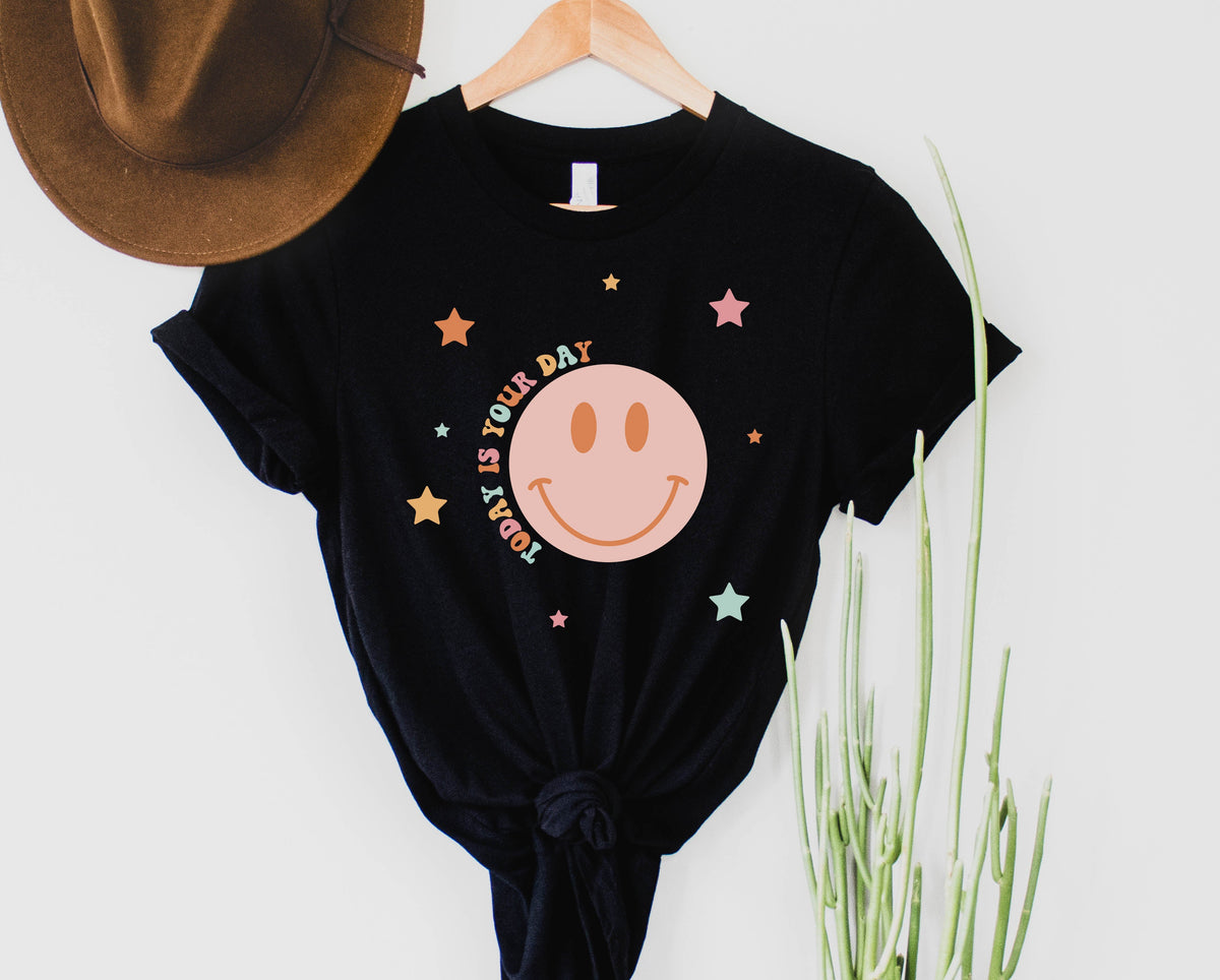 Wholesale Today is Your Day Graphic Tee - Black