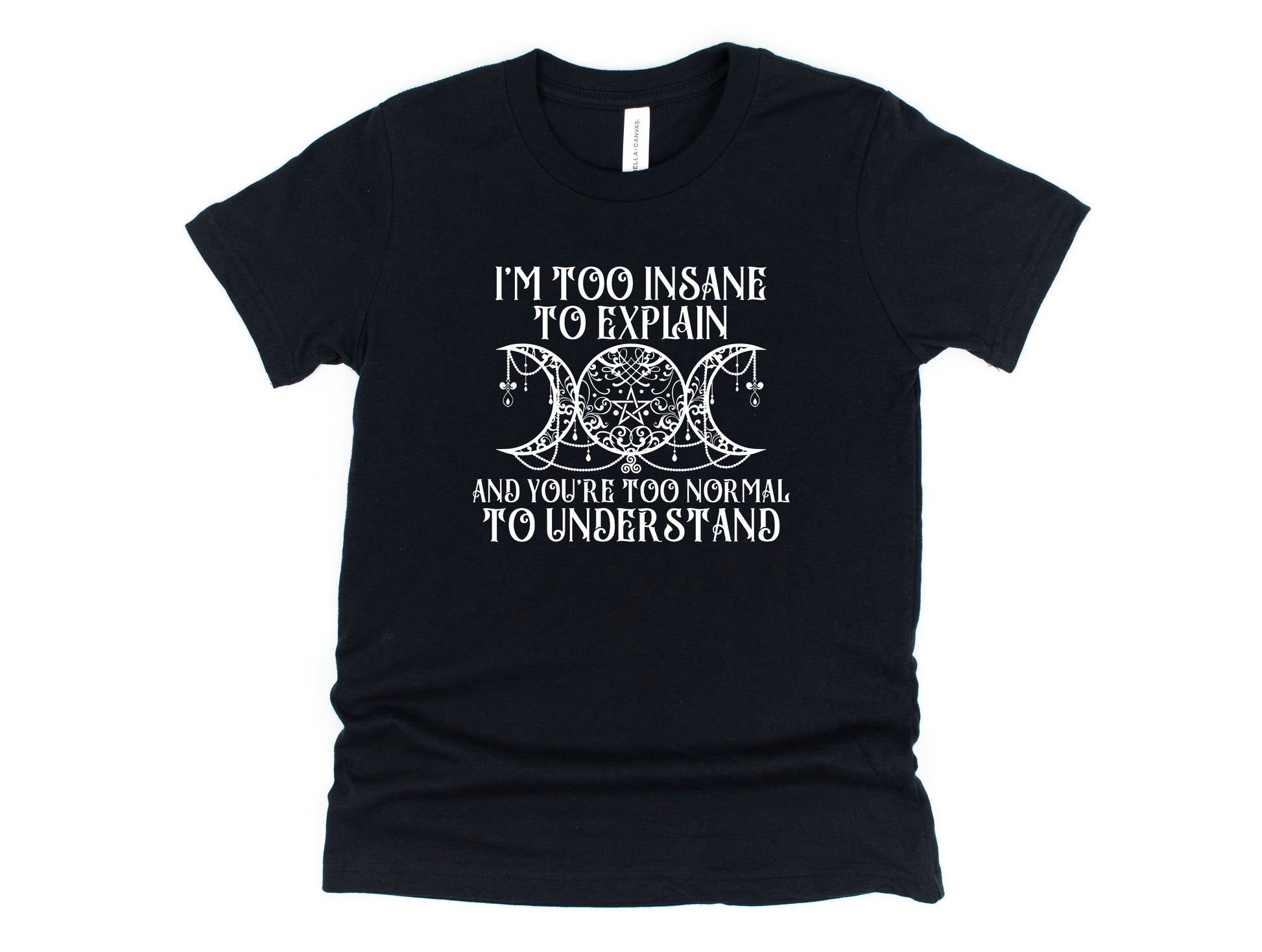 Wholesale Too Insane Graphic Tee - Black