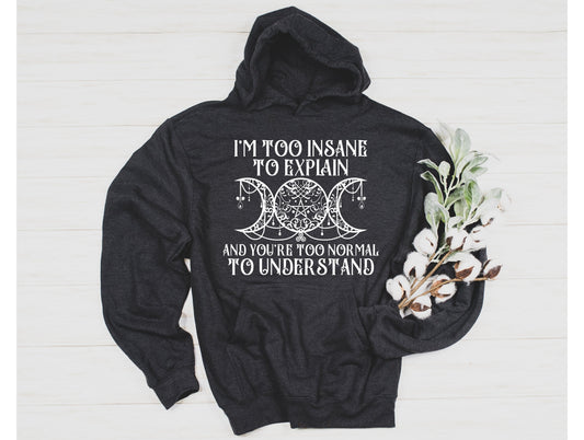 Wholesale Too Insane Graphic Tee - Navy