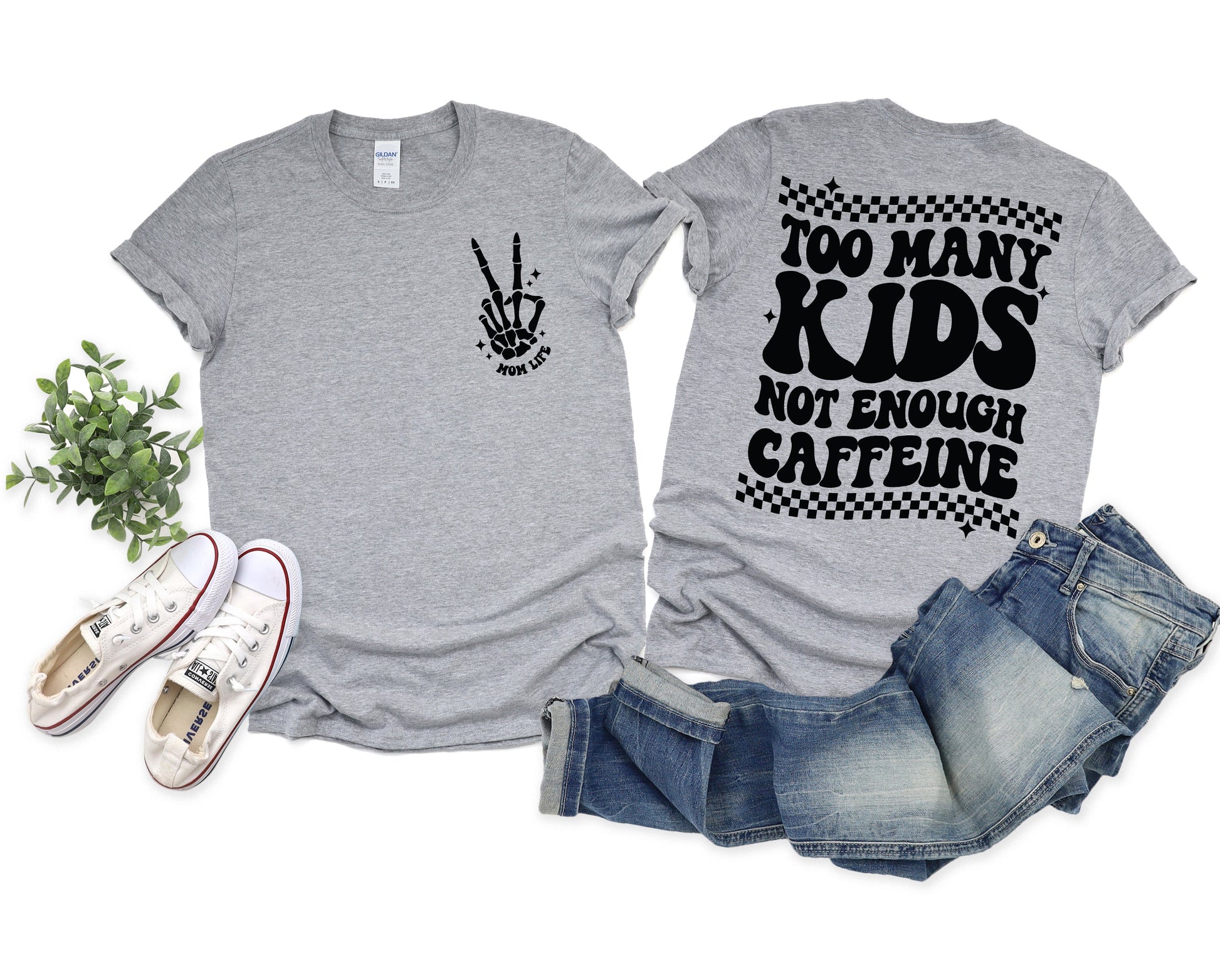 Wholesale Too Many Kids Graphic Tee - Pink Tee
