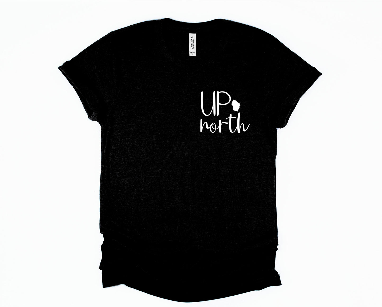 Wholesale Up North - Black tshirt