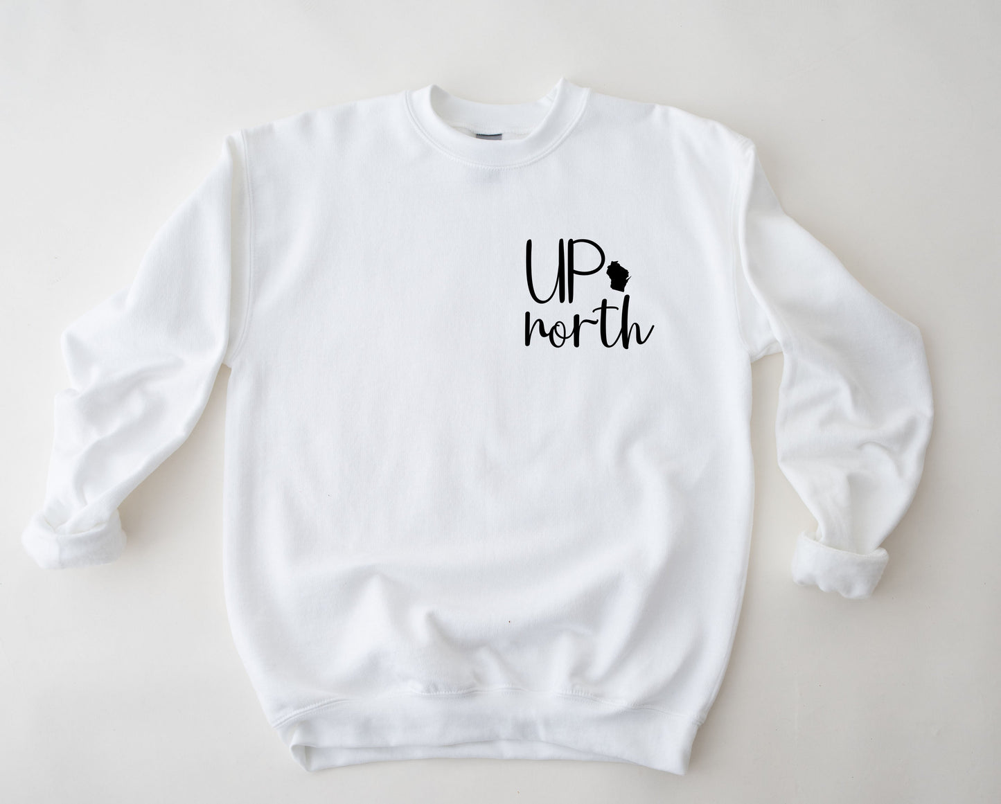 Wholesale Up North - White Sweatshirt