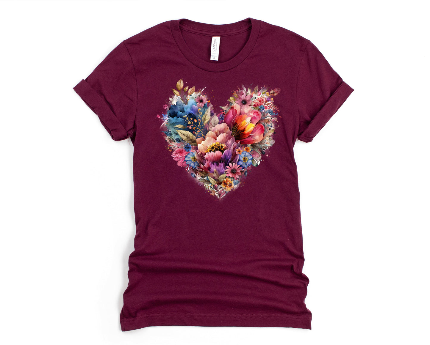 Vintage Floral Heart