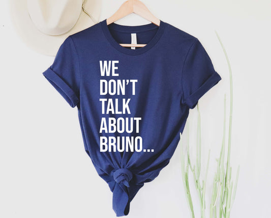 Wholesale We Don't Talk About Bruno Graphic Tee - Navy