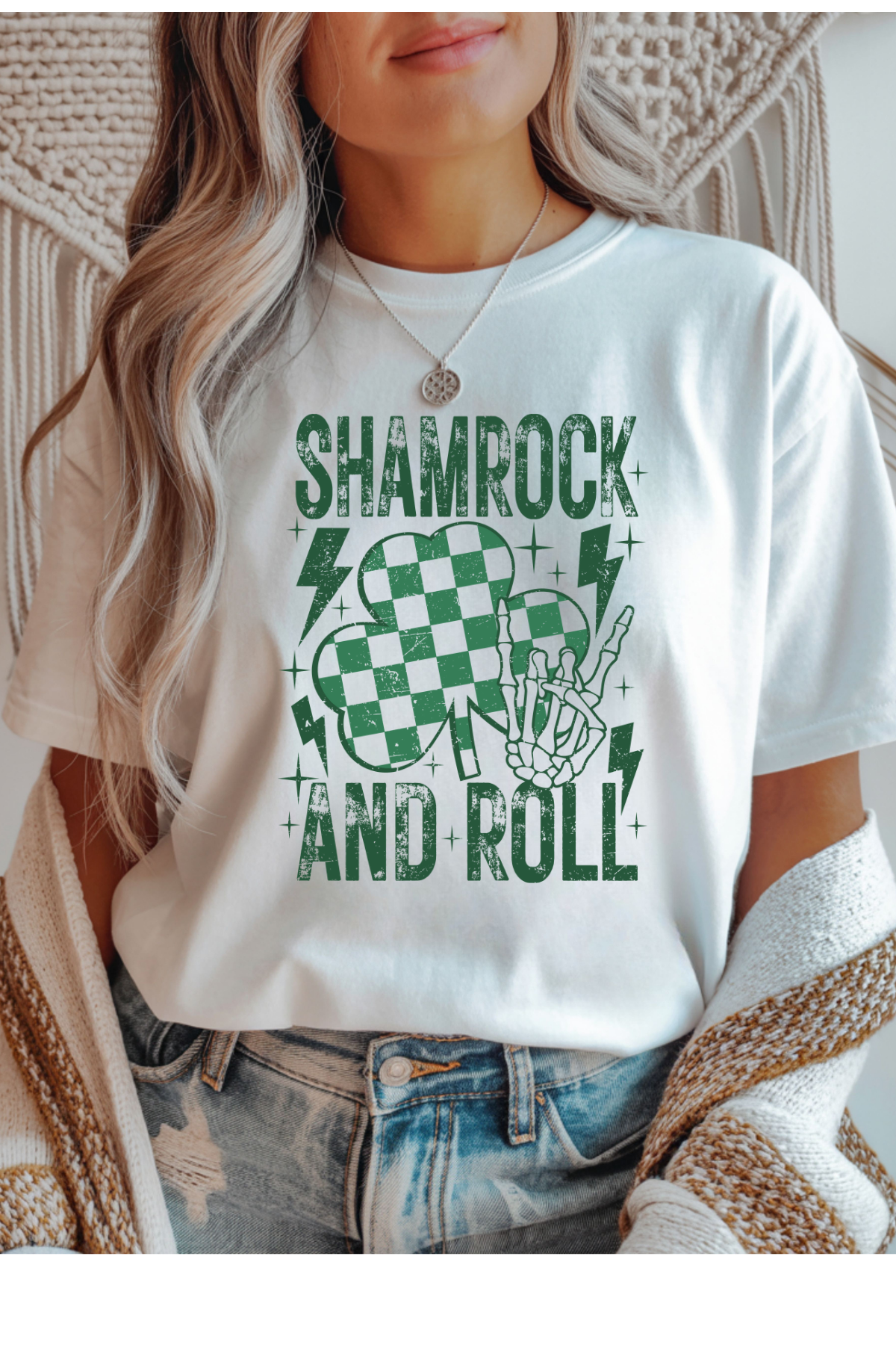 Wholesale Sahara Spring - Shamrock #2 - White Gildan Tee