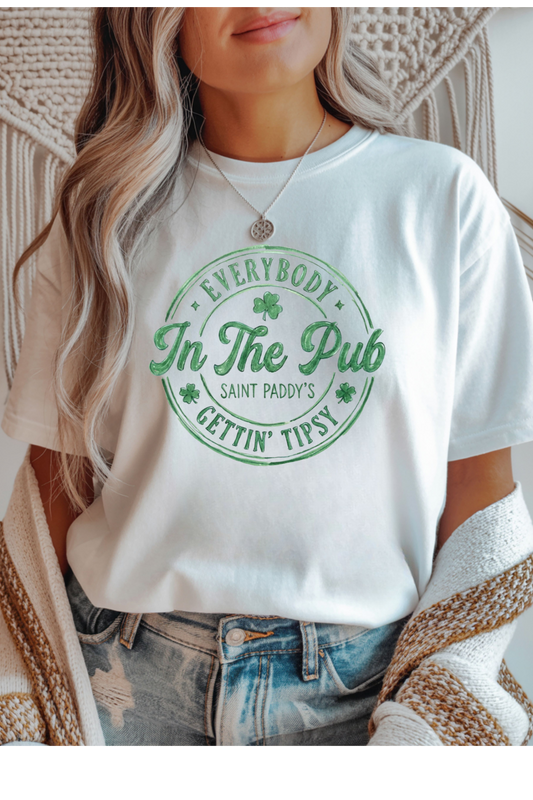 Wholesale Sahara Spring - Getting Tipsy #5 - White Gildan Tee
