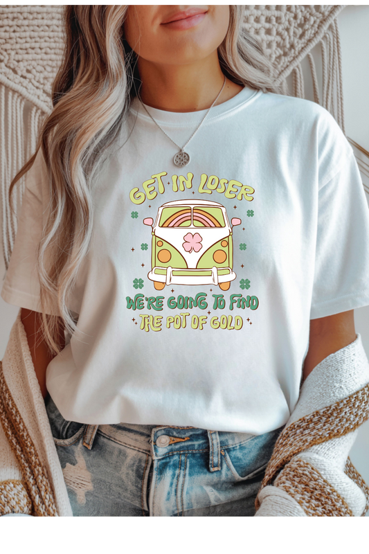 Wholesale Sahara Spring - Get In Loser #6 - White Gildan Tee