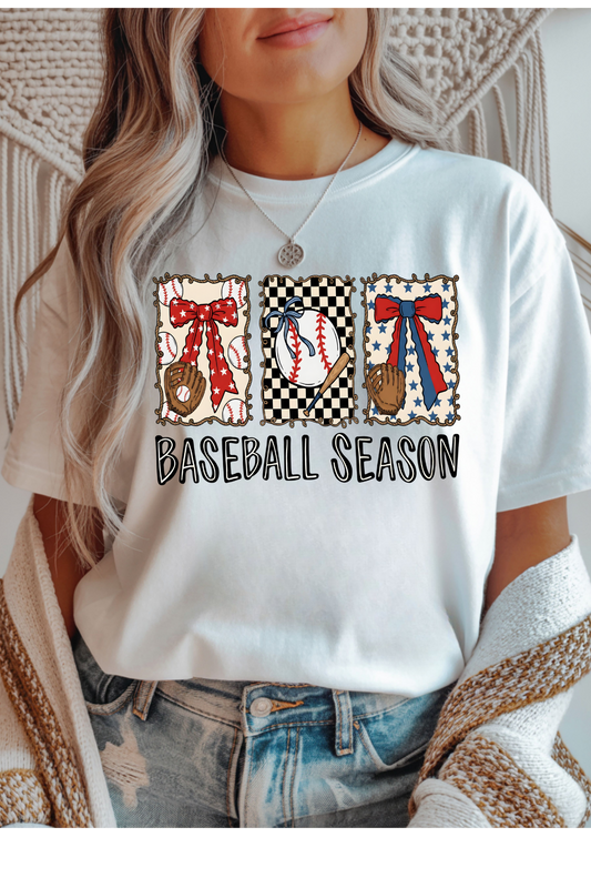 Wholesale Lilac Lane - Baseball Season #5 - White Gildan Tee