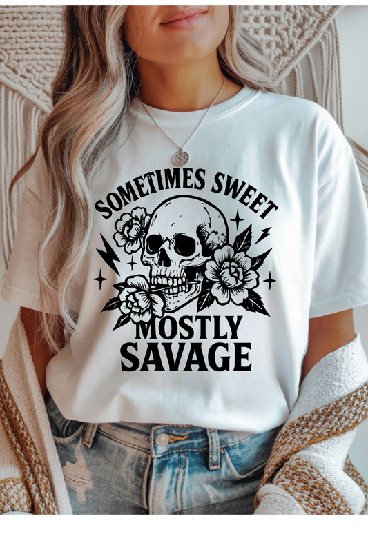 Wholesale Lilac Lane - Sometimes Sweet #6 - White Gildan Tee